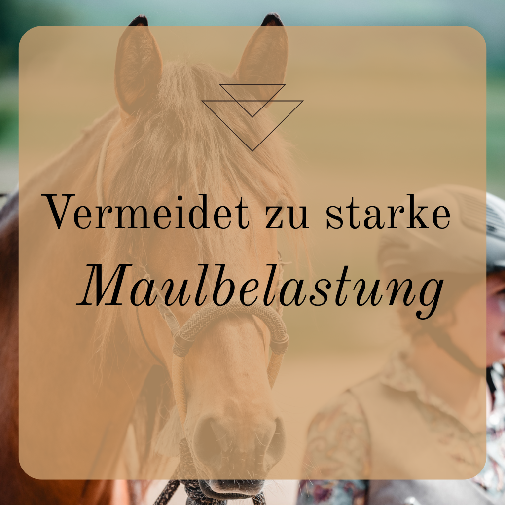 Vermeidet zu starke Maulbelastung